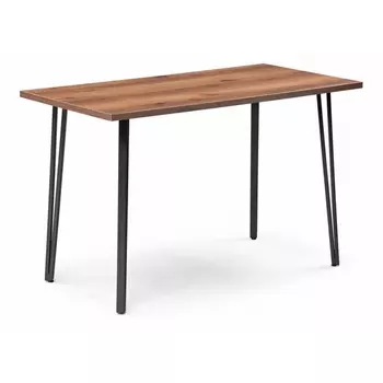 Стол деревянный мм дуб делано темный / черный матовый Woodville 506941