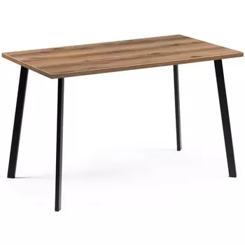 Стол Notta Тринити Лофт 120 25 мм черный матовый / дуб делано темный 489635