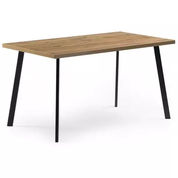 Стол Notta Тринити Лофт 140 25 мм дуб вотан / черный матовый 489624