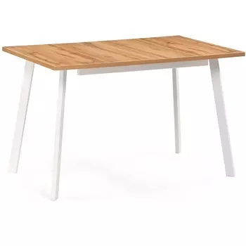 Стол раскладной Notta Колон Лофт 120 25 мм дуб вотан / белый матовый 489643