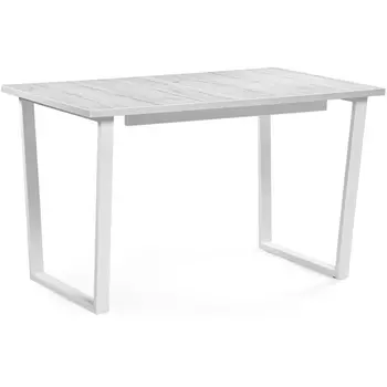 Стол раскладной Notta Лота Лофт 120 25 мм юта / белый матовый 489662