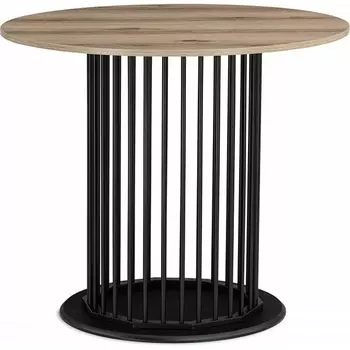 Стол деревянный Woodville Берту 90х90х75 делано / черный арт.611358