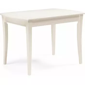 Стол деревянный Woodville Цизеан 100(132)х79х75 слоновая кость