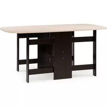 Стол деревянный Woodville Йентель бабочка венге / дуб молочный