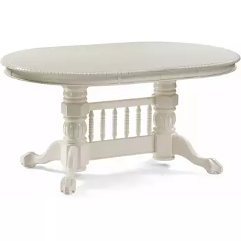 Стол деревянный Woodville Кантри 160 овальный крем арт.615213