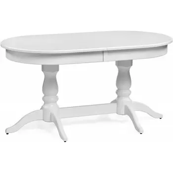 Стол деревянный Woodville Красидиано 150(200)х84х76 белый