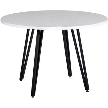 Стол Диего d110 мрамор бьянко R-Home арт.4104250h_R_мрсв