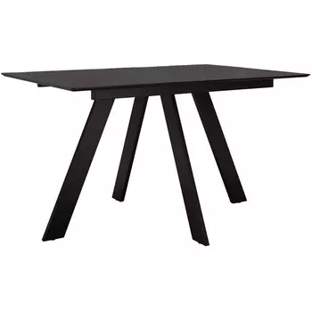 Стол DikLine DKD120, керамика 120(160)х80, мрамор бронза матовый, опоры черные (2 уп.) арт.00-00076075 Dikline