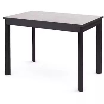 Стол DikLine L110 хромикс белый, опоры черные Dikline