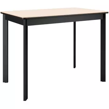 Стол DikLine LK90 Керамика Krater Perla (бежевый матовый) /подстолье черное/опоры черные арт.00-00075474 Dikline