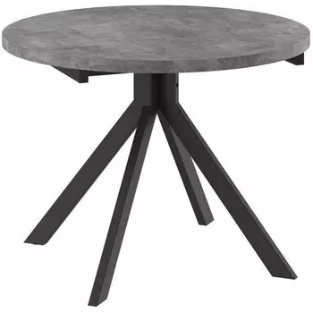 Стол DikLine RDB100 PRO Дымчатая керамика (ЛДСП)/опоры черные 00-00071328 Dikline