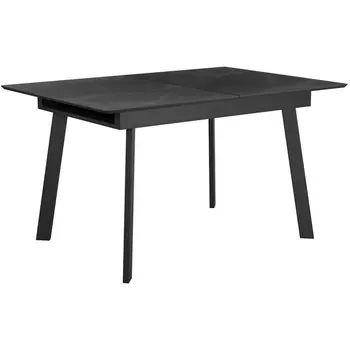 Стол DikLine SKH125 Керамика Черный мрамор/подстолье черное/опоры черные (2 уп.) 00-00070351 Dikline