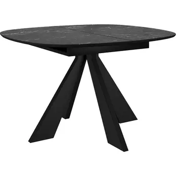 Стол DikLine SKK110 Керамика Черный мрамор/подстолье черное/опоры черные (2 уп.) 00-00070100 Dikline