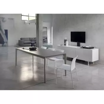 Стол DOTO (20.10) M306/ M306 белый/ С180S TOP+EXT velvet white (M-City)