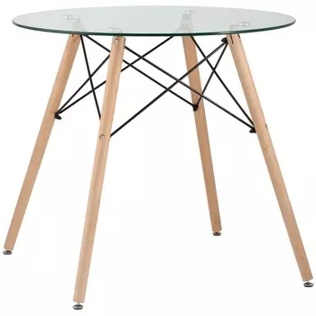 Стол Stool Group Eames DSW D80 стеклянный УТ000002046