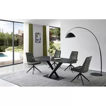 Стол DT-2017 черная MR32 (180), шт ESF DT2017-180BLACKceramic