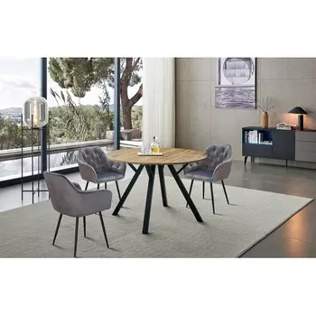 Стол DT-938 (d100) дерево#77014, шт ESF d100