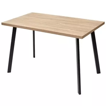 Стол Дуб Канзас/ черный каркас M-City ФИН 464M03908