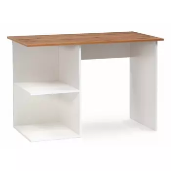 Письменный стол Woodville Дольче 110 белый / дуб вотан 464684