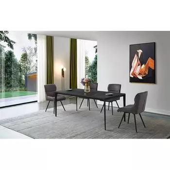 Стол ESF DT-2010 черная керамика MR32 (180)