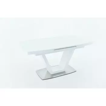 Стол Фоджа, Стекло, 160см, Белый, 101272 Аврора