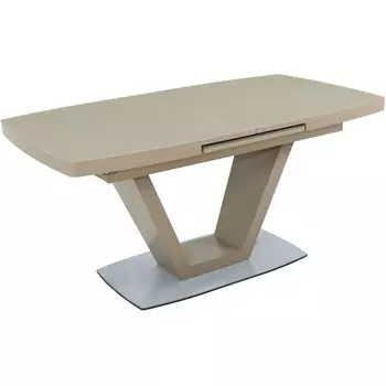 Стол Фоджа, Стекло, 160см, Капучино, 101270 Аврора