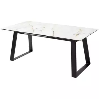 Стол АУРУМ, стекло / ЧЕРНЫЙ M-City Франк 480M04678