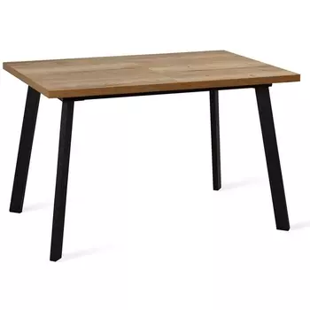 Стол HB140 Дуб Галифакс (ЛДСП EGGER)/опоры черные Dikline 00-00056861