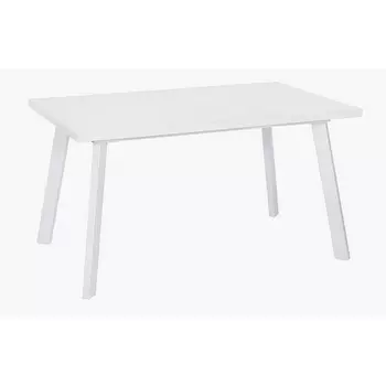 Стол HBS140 стекло белое/ опоры белые Dikline 00-00062743