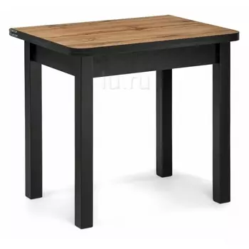 Стол Woodville Энлей 80 черный / дуб вотан 471767