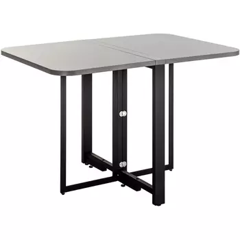 Стол книжка раскладной City графит R-Home арт.401053105h