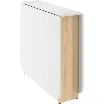 Стол-книжка раскладной Мечта 2, цвет дуб сонома/белый Mebelson (арт.KM-0005.1623)