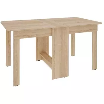 Стол-книжка раскладной ПВХ, цвет дуб сонома Mebelson (арт.KM-0002.1544)