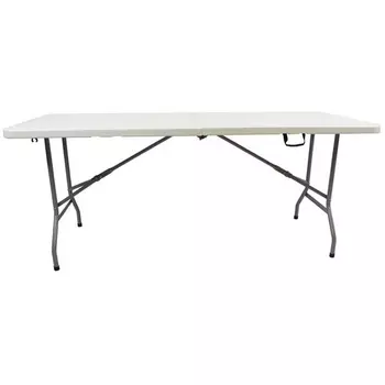 Стол-книжка Сатурн пластиковый разборный белый