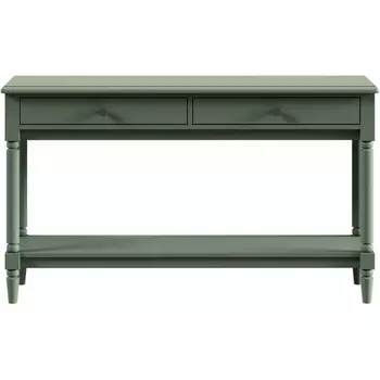 Стол консольный Blues ОГОГО Обстановочка! (ЛДСП,МДФ/Зеленый) арт.924614