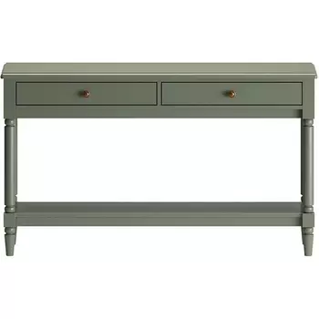 Стол консольный Blues ОГОГО Обстановочка! (ЛДСП,МДФ/Зеленый) арт.910337