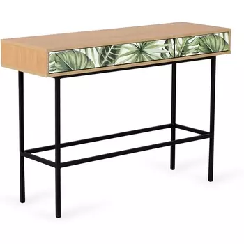 Стол консольный Boho Color ОГОГО (арт.762000), (Металл,ЛДСП/Дуб Корбридж) ОГОГО Обстановочка!