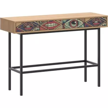 Стол консольный Boho Color ОГОГО (арт.769637), (ЛДСП,Металл/Дуб Корбридж) ОГОГО Обстановочка!