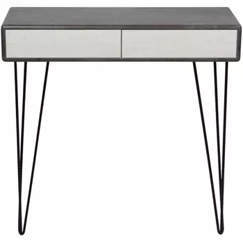 Стол-консоль Телфорд серый бетон/белый бетон от фабрики Mebelik