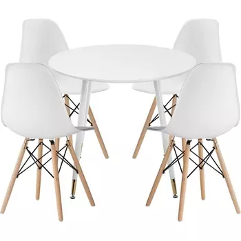 Стол кухонный Woodville Рута white