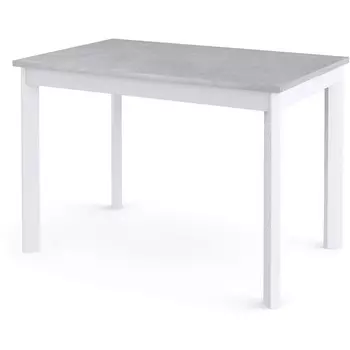 Стол L110 Бетон (ЛДСП EGGER)/Опоры белый Dikline 00-00058515