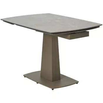 Стол M-City BALDE 140 MATT LATTE STONE SOLID CERAMIC / TAUPE