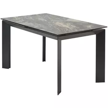 Стол M-City CREMONA 180 KL-176, итальянская керамика/ Черный каркас