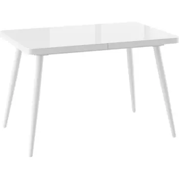 Стол Мебвилл Вояж 120, Белый Оптивайт/Белый