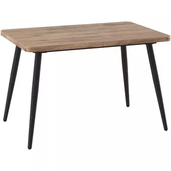 Стол Мебвилл Вояж 120, Дуб Веллингтон/Чёрный