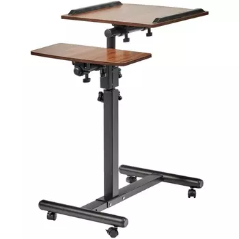 Стол многофункциональный 60x40x62-96см, темное дерево, чёрный Bradex Home Palma FR 0686