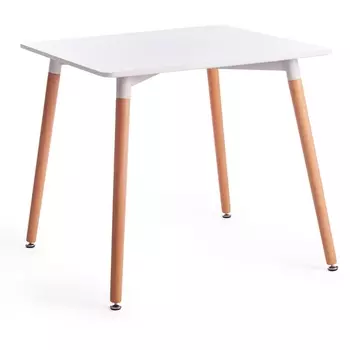 Стол (mod. T1003) МДФ/дерево, х см , (Белый) / (натуральный) Tetchair John 15173