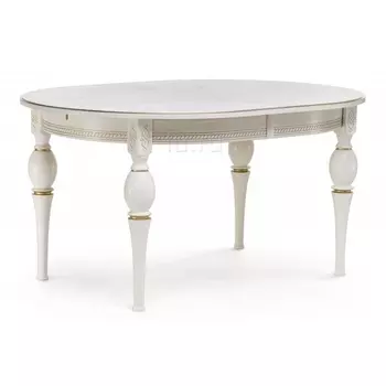 Стол Woodville Авилла молочный / золото 483902