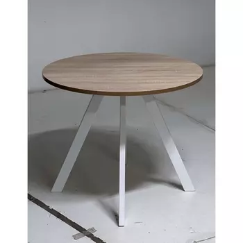 Стол МОНТЕН 90 нераздвижной Дуб Сонома / Белый, М-City 494M05418 M-City