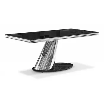 Стол на тумбе Woodville Kolonel черный 15307